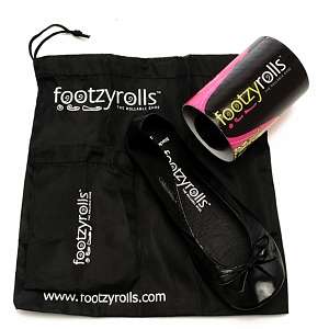 Buy Footzyrolls The Rollable Shoe, Black as Night, Small & More 