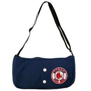  Boston Red Sox Ladies Navy Blue Baseball Jersey Purse 